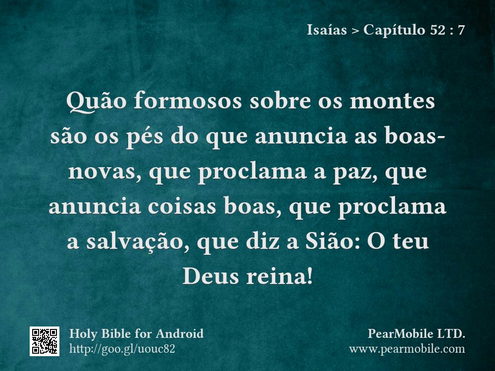 Isaías, Capítulo 52:7